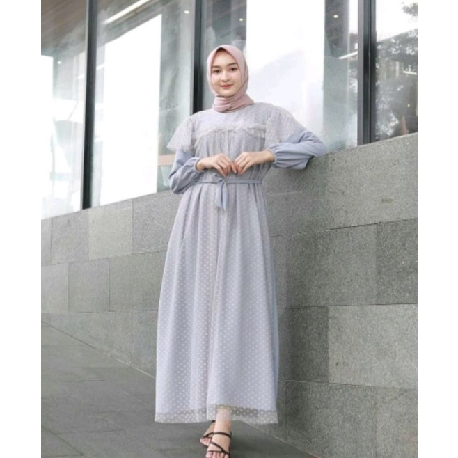 Gamis pesta Tile By NAP (Rumah Hijab Novita)
