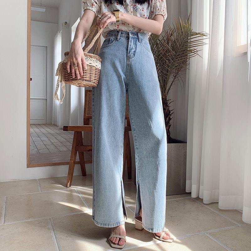 ( VM ) - Vanesha Margaretta - 9141 // Kulot Jeans Import  (ada belahan dibawah)
