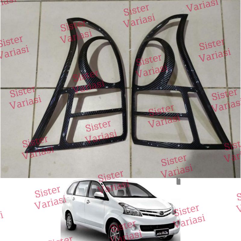 Garnish Belakang All New Avanza Xenia Veloz 2012 2014 Carbon