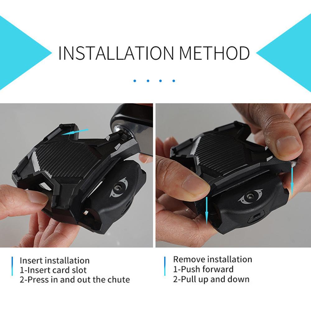 Lanfy Pedal Platform Adapter Sepeda Parts Sepeda Jalan Hitam Upgrade Baru Look Series Anti-Selip Sepeda Clipless Pedal