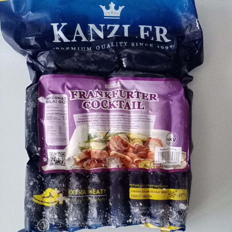 

Kanzler Frankfurter coctail 500 g