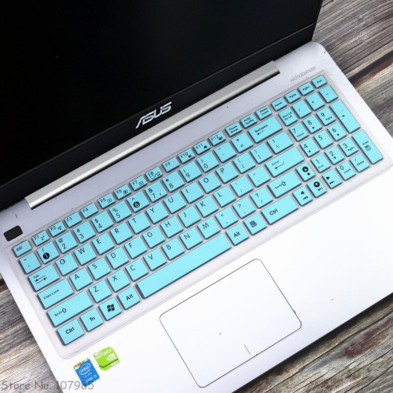 Skin Cover Pelindung keyboard Laptop 15.3 &quot;Untuk Asus N50 N53S N53SV K52F K53S K53SV K72F K52 A52J A53 G51 N53 N52 N53 G73