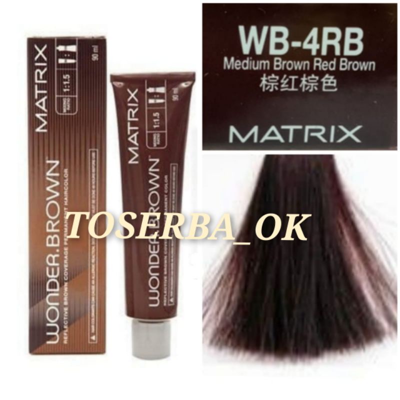 MATRIX WONDER BROWN MEDIUM BROWN RED BROWN / WB-4RB 90ML