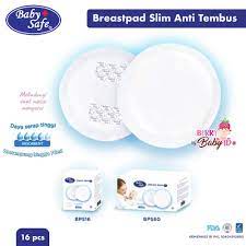 Baby safe Breast Pads isi 16 pcs BPS16/ Bantalan penyerap kelebihan air susu