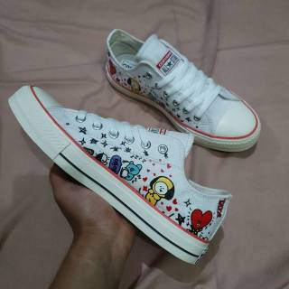  SEPATU  WANITA CONVERSE  X BT21 KARAKTER  Shopee Indonesia