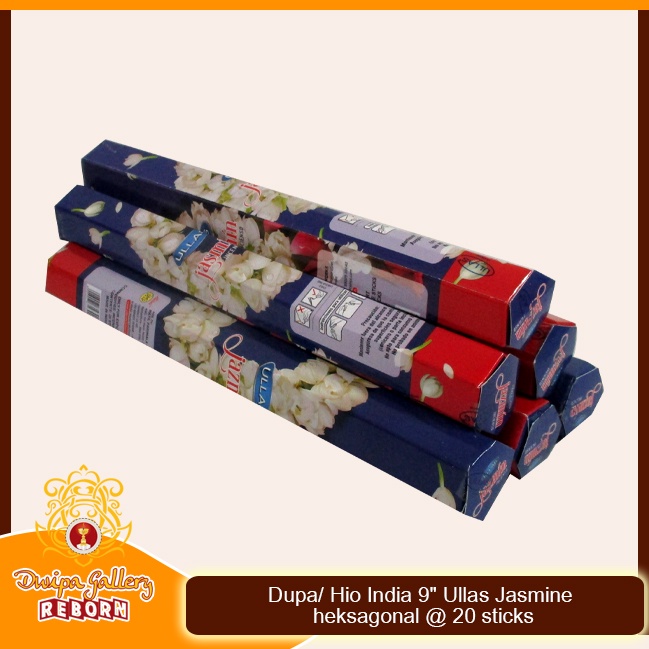 Dupa Hio India Wangi Jasmine Ullas hexagon 1 box 6pcs @20 sticks