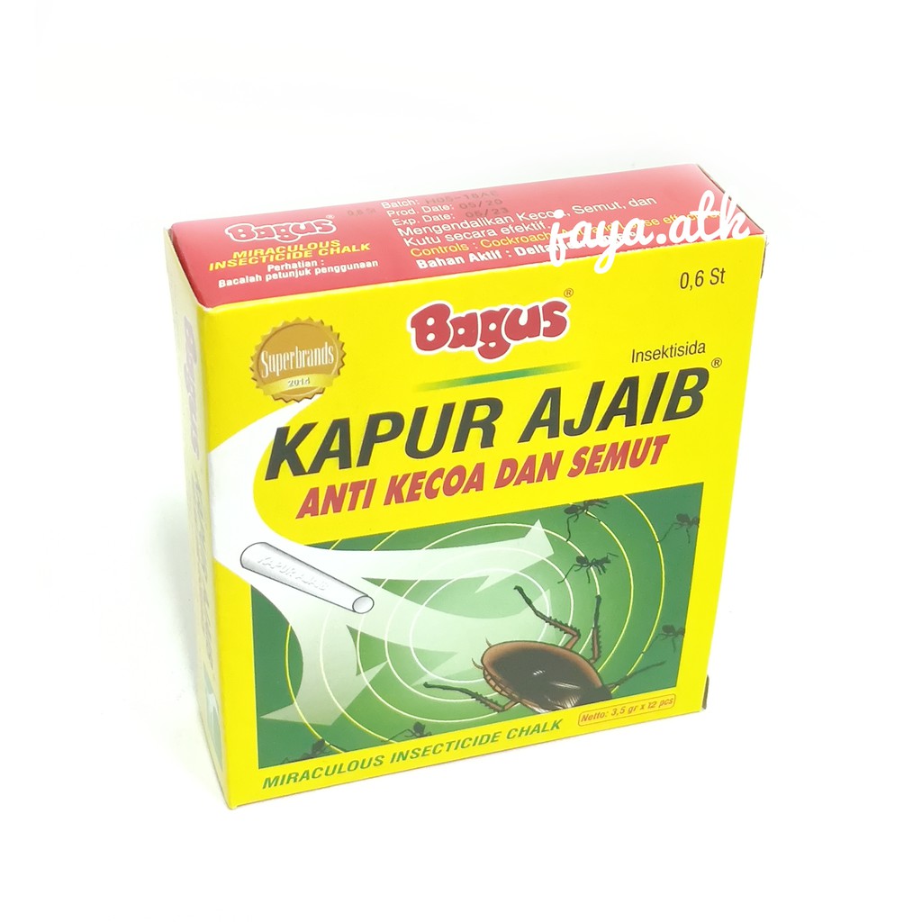 KAPUR AJAIB BAGUS ANTI KECOA DAN SEMUT ISI 12 PCS KAPUR BAGUS KAPUR AJAIB