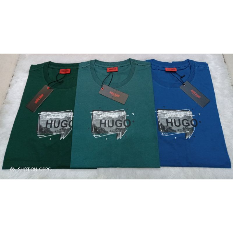 KAOS PRIA HUGO ORI / KAOS HUGO ORI / HUGO JEANS KAOS OBLONG