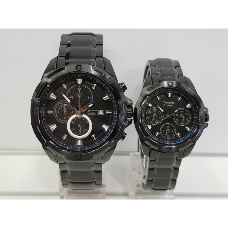 jam tangan couple Alexander christie ac6305 original