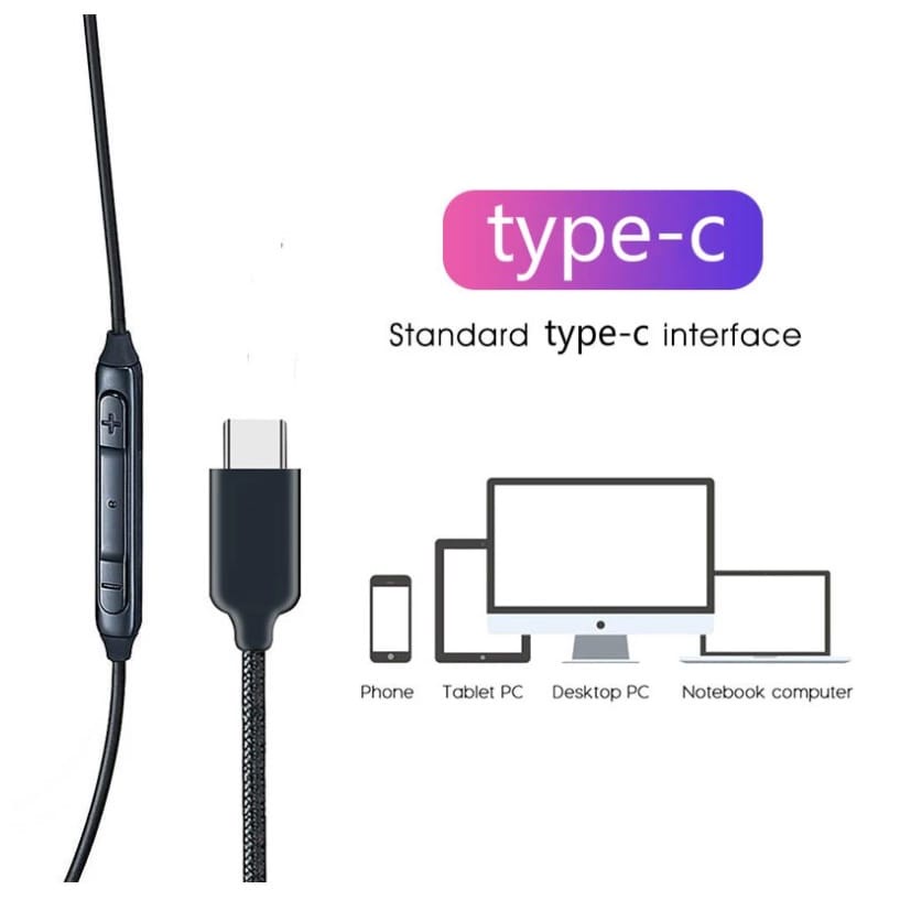 Headset Samsung AKG Type C Note 20 / Note 20 Ultra / S21 / S20 OEM Handsfree Samsung AKG