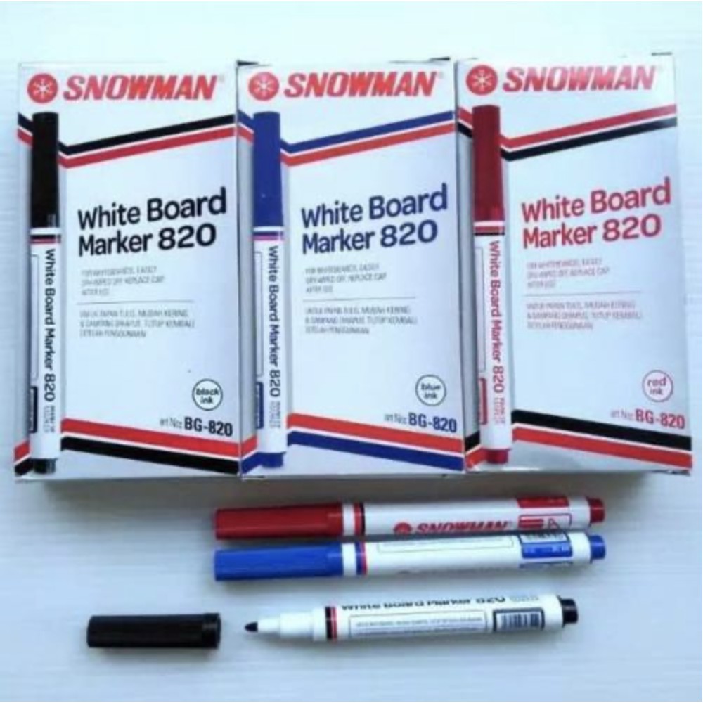 

SPIDOL WHITE BOARD / WIPE CLEAN SNOWMAN ABG 820