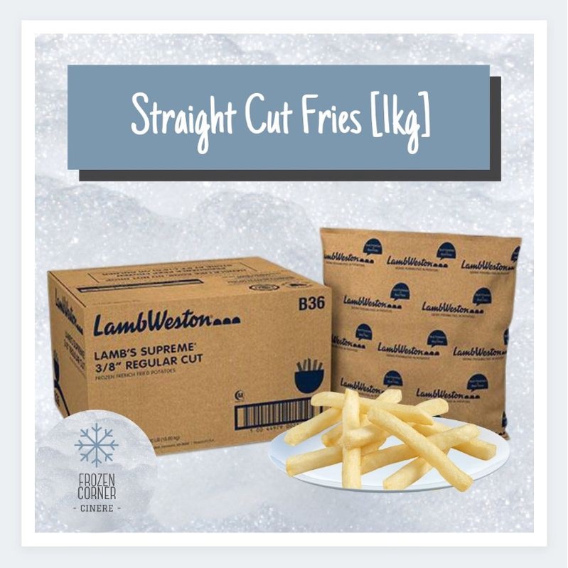 

[1kg] Straight Cut Fries (Lamb Weston)