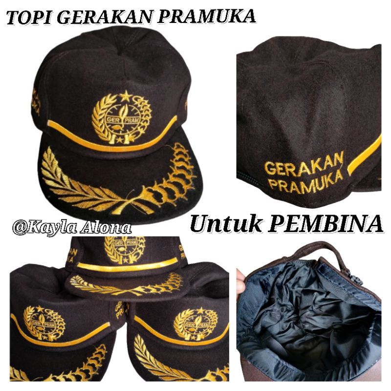 TOPI GERAKAN PRAMUKA untuk PEMBINA