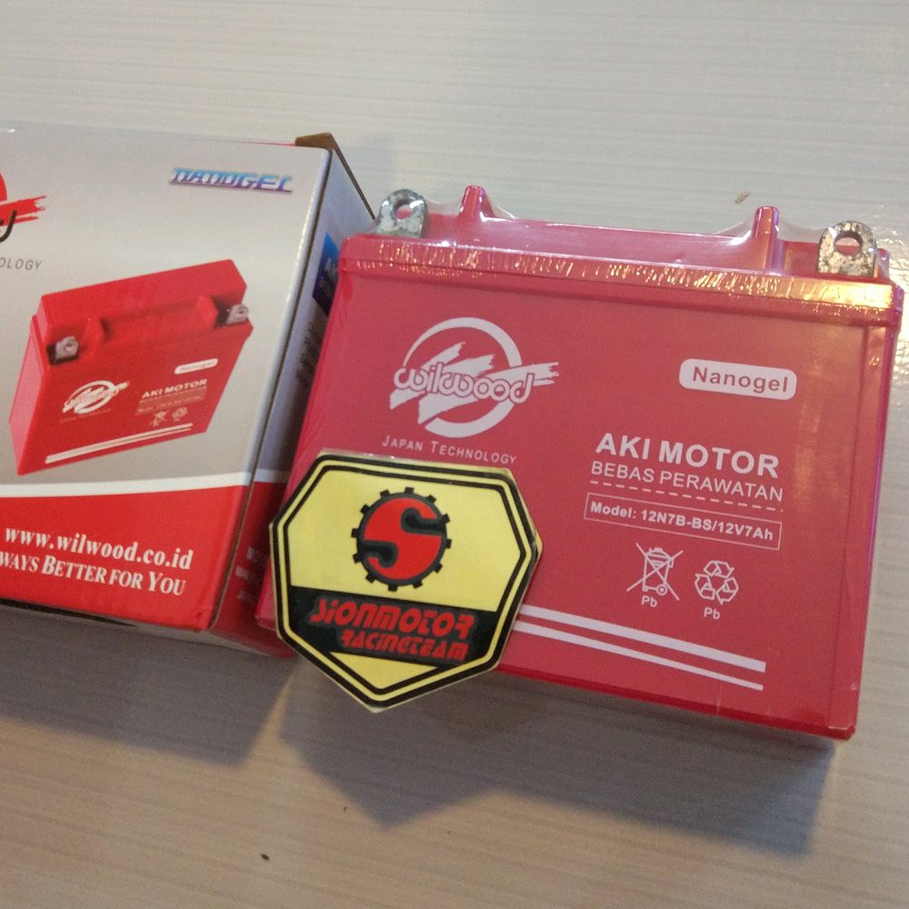 Accu Kering / Accu Motor 12N7B-BS  Aki Motor Honda Tiger / Nouvo NanoGel