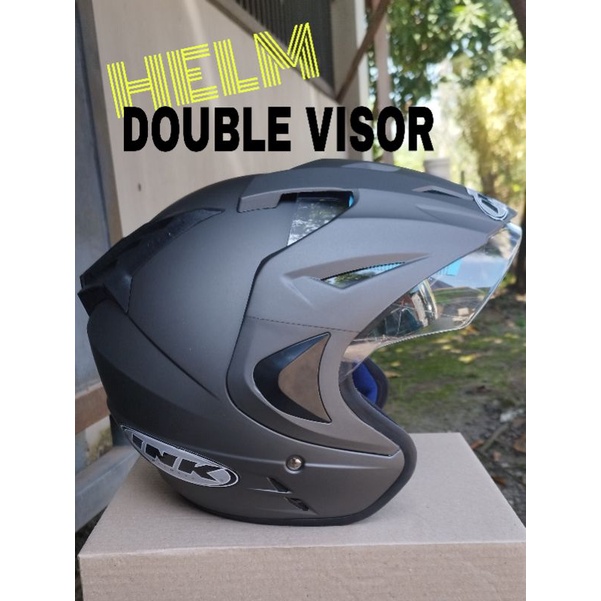 HELM DOUBLE VISOR MURAH MODEL T1