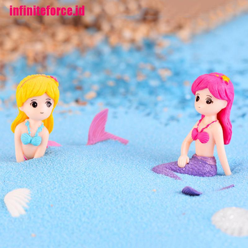 (Inx) Miniatur Mermaid Diy Untuk Dekorasi Rumah Boneka