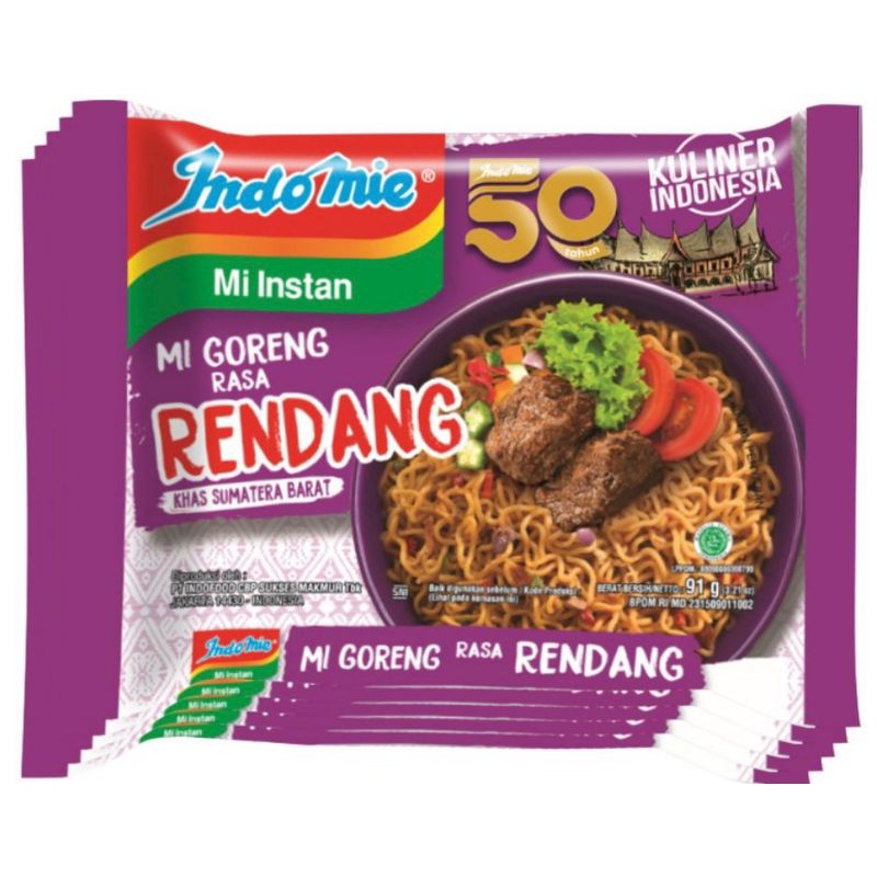 

Indomie goreng rendang
