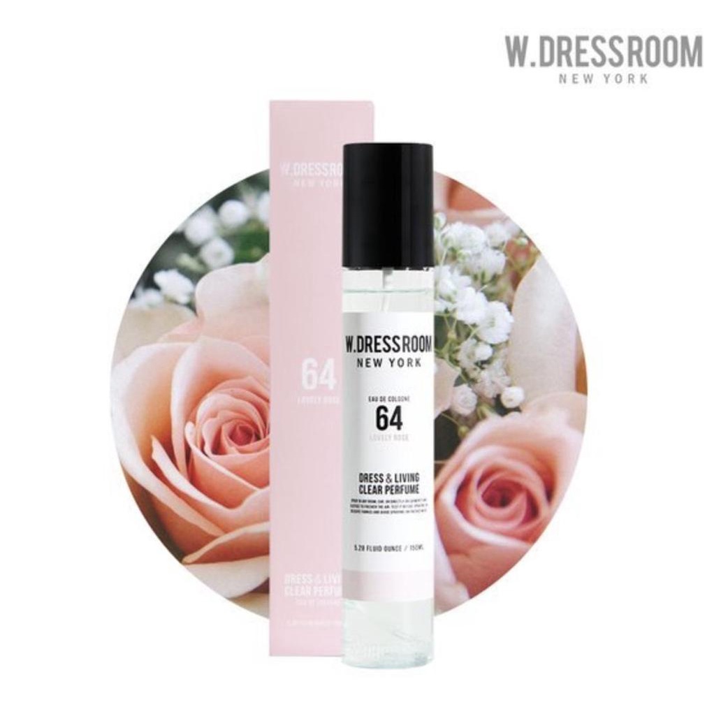 W DRESSROOM Dress &amp; Living Clear Perfume No.64 Lovely Rose 70ml