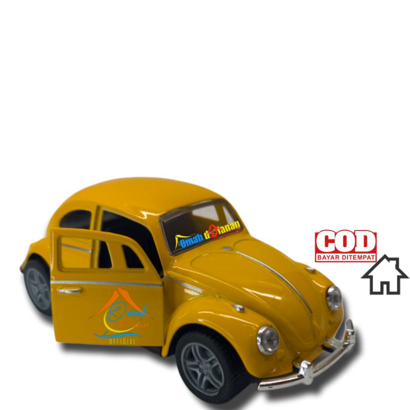 MINIATUR_MAINAN ANAK MINIATUR DIE-CAST VW KODOK & VW COMBI/MAINAN DIE CAST MINIATUR MOBIL KLASIK
