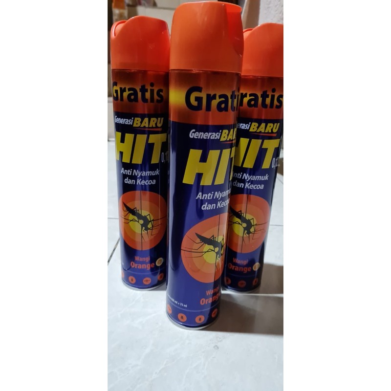 Hit Spray 600ml+75ml Orange