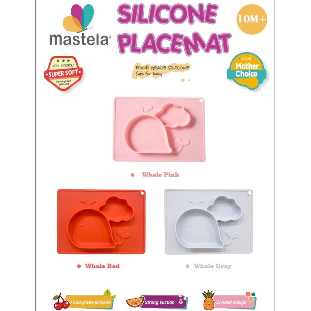 Mastela Kids Silicone Plate 6M+ PM187