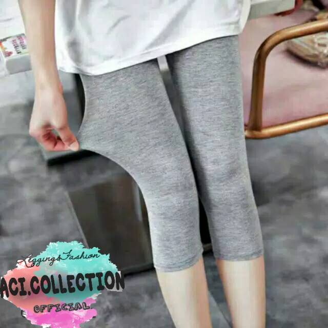 LEGGING PENDEK 7/8 RAYON KAOS STANDAR &amp; JUMBO