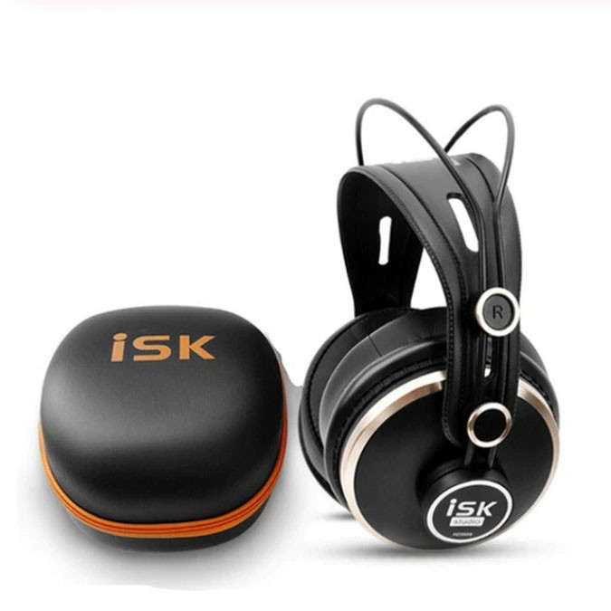 ISK Original Pro HD Monitoring Headphone Fully Enclosed Mixing DJ Recording Studio - HD9999 - Black