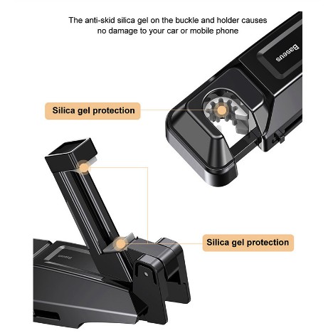 Baseus Backseat Car Holder Untuk Iphone Samsung Xiaomi Oppo Dan Vivo