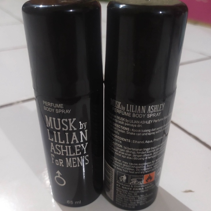 MUSK BY LILIAN ASLEY Body Spray Black 65ml