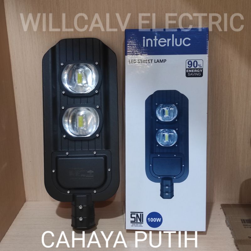 LAMPU JALAN PJU 100W 100 WATT INTERLUC CAHAYA PUTIH / LAMPU JALAN PJU INTERLUC 100W 100 WATT CAHAYA PUTIH