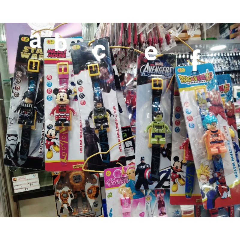 TERBARU DARI RO-27 JAM TANGAN ANAK ANAK TREND FASHION KIDS MOTIF PILIHAN MODEL ROBOT DAN SUPER HERO TERMURAH