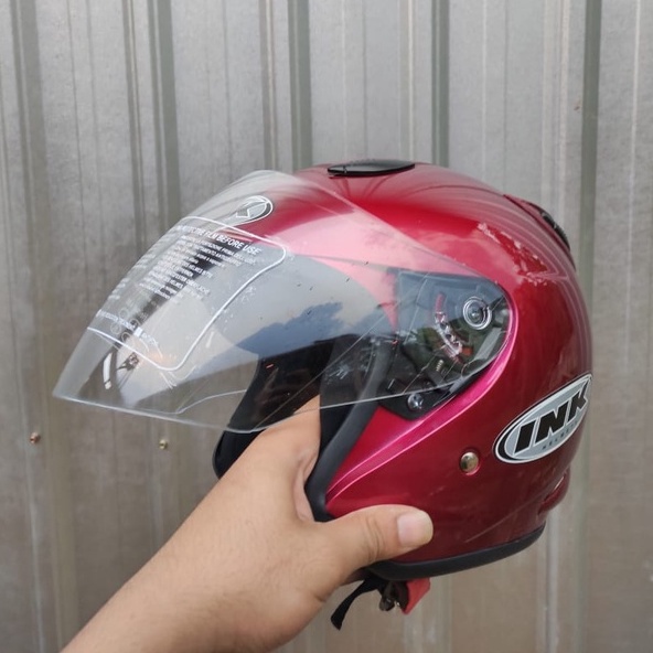 helm ink centro kw (GRADE 1 ORI ) + KACA dewasa pria wanita murah SNI