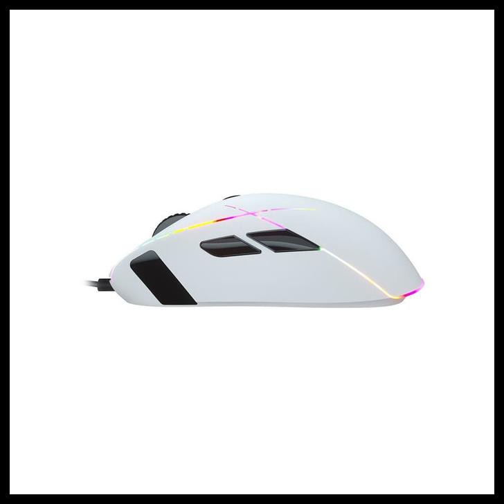 DIGITAL ALLIANCE LUNA GALAXY - BLACK WHITE GAMING MOUSE - PUTIH