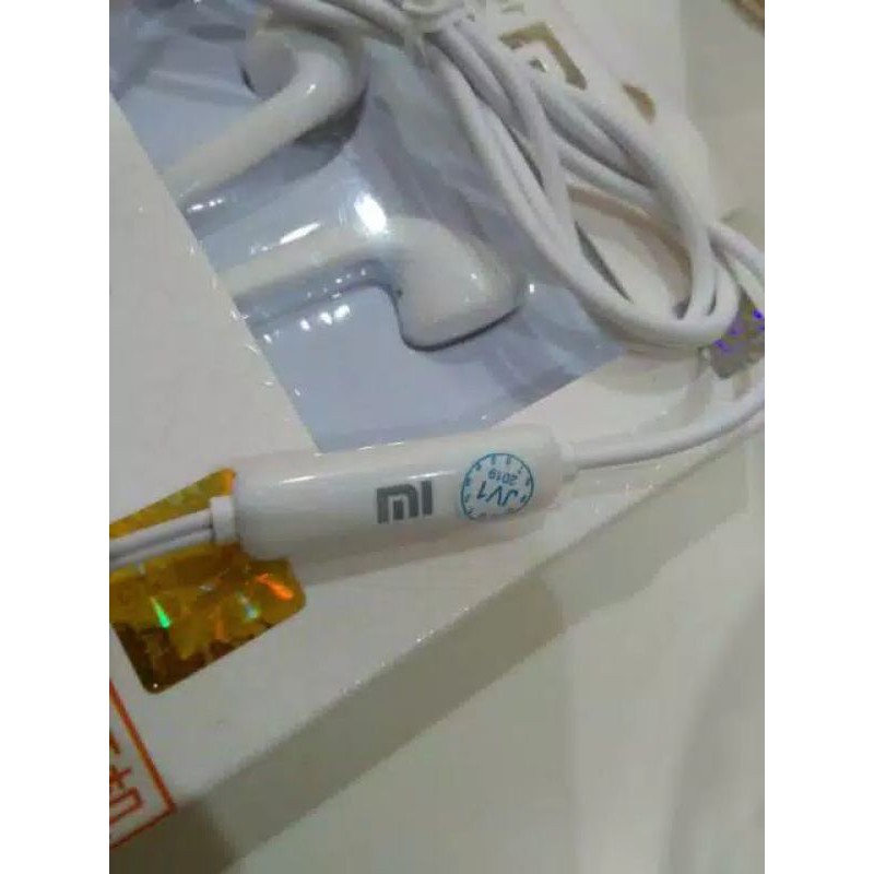 HEADSET XIAOMI HANDSFREE XIAOMI EARPHONE XIAOMI BUAT SEMUA JENIS SMARTPHONE JACK 3,5MM