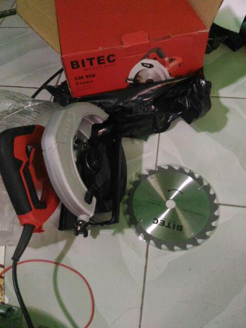 Mesin Circular Saw / Potong Kayu 7 (185 Mm) Bitec Cm 508 Expert