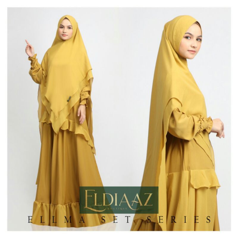 Gamis Syari Ellma set by Eldiaaz