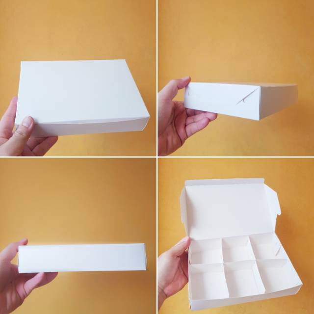 

Dus sekat 6 pcs Eggtart / fruit pie uk. 22x15x4.5 cm ( 1 pack isi 10 pcs dus )