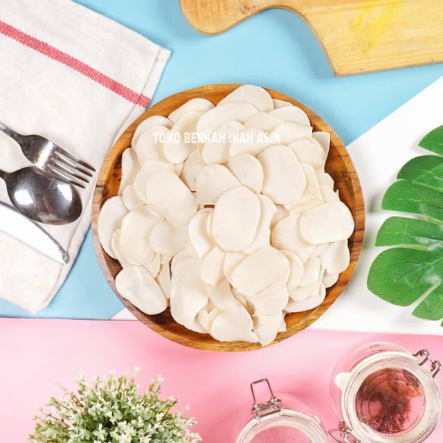 

Kupuk Bawang Asli 500gr - Kerupuk Bawang Asli Tanpa Warna Warni