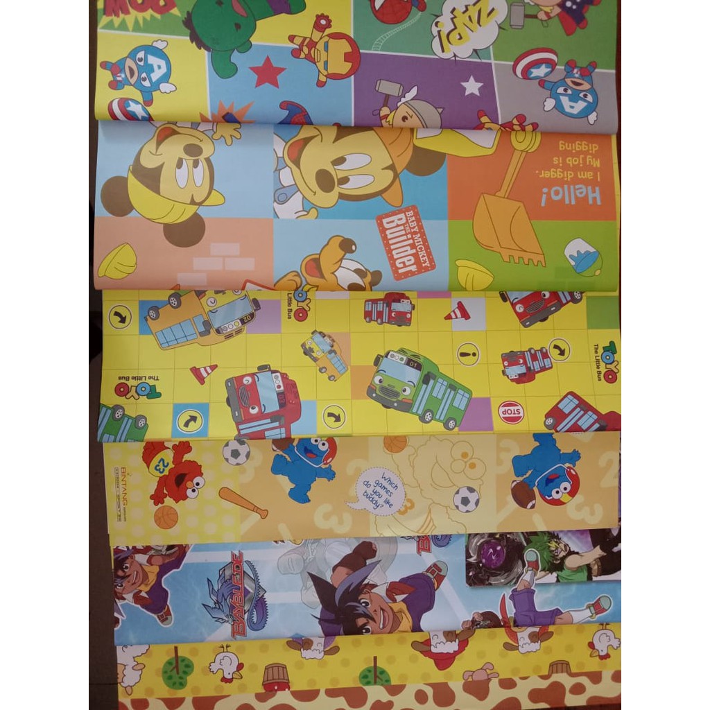 

(Minimal 6pcs) KERTAS KADO UKURAN STANDARD MEREK BINTANG