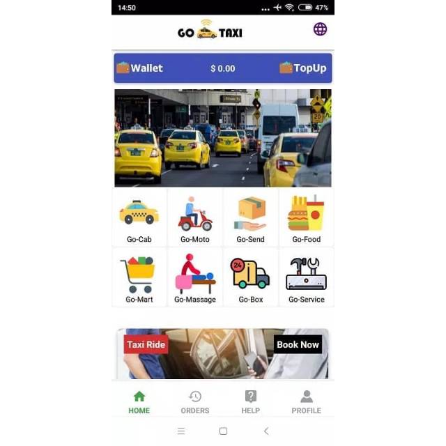 Source code android gojek go-taxi