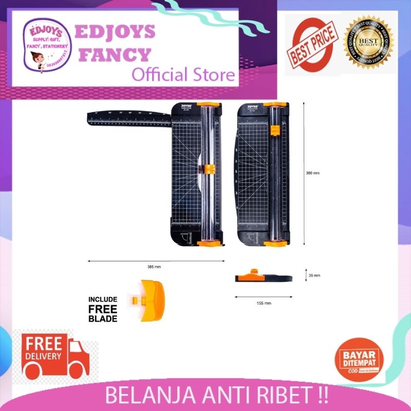 

Joyko Paper Cutter Pemotong Kertas Joyko PC-1637 A4