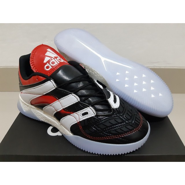 Sepatu Futsal Adidas Predator Accelerator TR Ultra Boost Black White Red | Shopee Indonesia