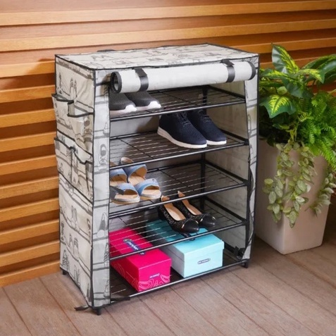 Krisbow Rak Sepatu 5 Tingkat