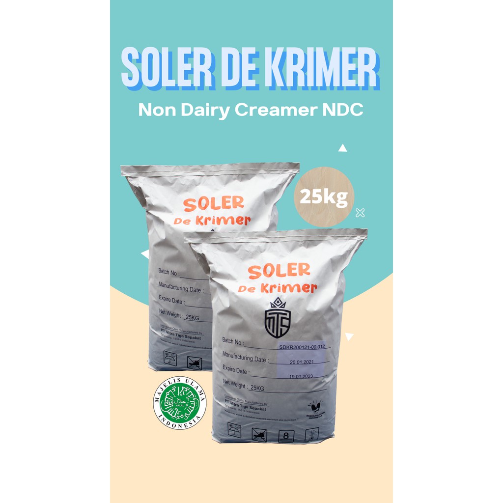 

Bubuk Non Dairy Creamer - SOLER DE KRIMER