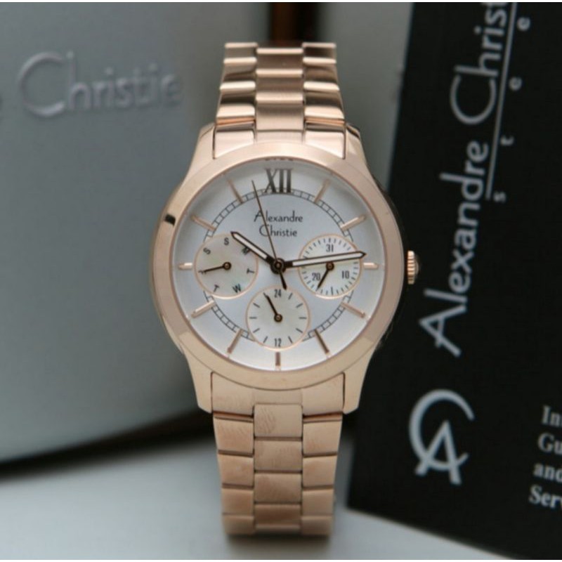 ALEXANDRE CHRISTIE AC 2815 ROSEGOLD AC2815 WANITA ORIGINAL