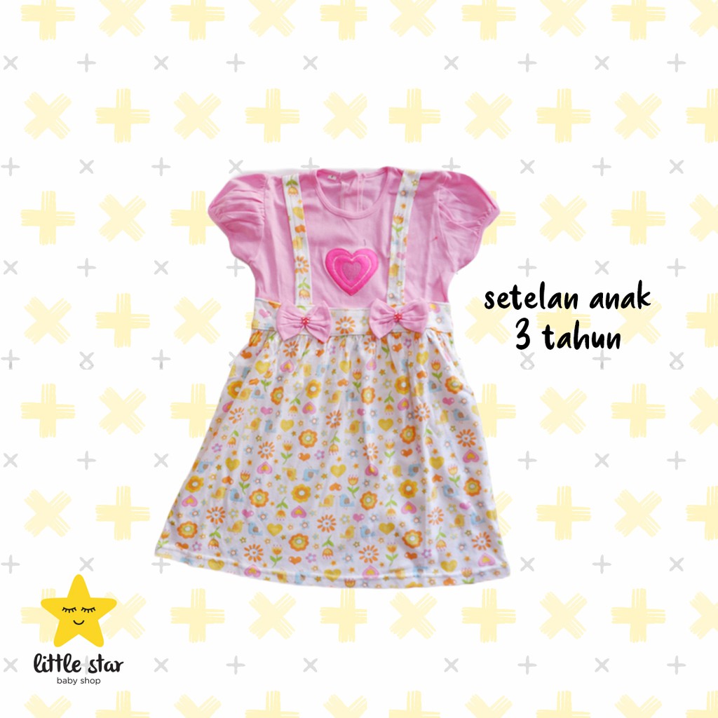 Dress Anak Cewek | Set Baju Bayi Perempuan Girl