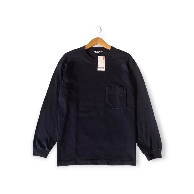 Longsleve Uniqlo U Pocket Navy