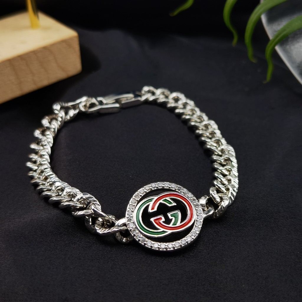 Y088 Gelang Rantai Perak Bulat Aksesoris Wanita Fashion Gelang Imitasi Murah