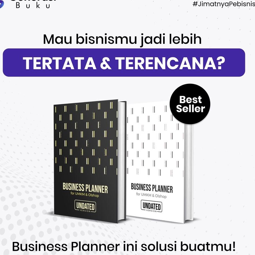 

Terlaris.. BUSINESS PLANNER for UMKM dan Olshop by K-Planner (HARD COVER) || Daily Planner || Monthly Planner || Buku Penunjang Bisnis UMKM || Planner untuk Pebisnis Olshop || Planner Book