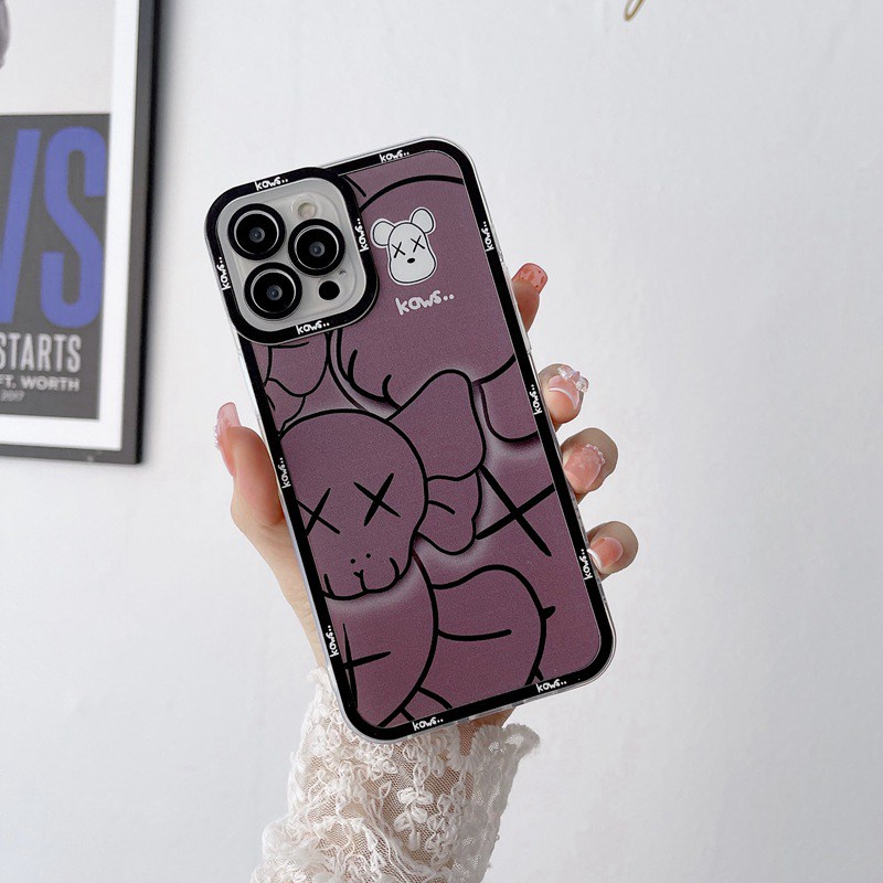 Violent Bear Soft Case iP iPhone 11 12 13 Pro Max 6 6S 7 8 + Plus X XR SE 2020 XS Max Casing